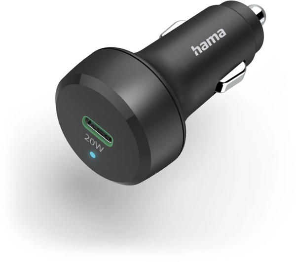 Hama USB-C Auto-Schnellladegerät 20W