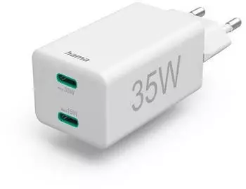 Hama 2xUSB-C Schnellladeger&auml;t 35W