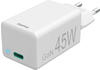 Hama 00201653, Hama Mini-Ladegerät, GaN, USB-C Power Delivery (PD)/QC, 45 Watt,