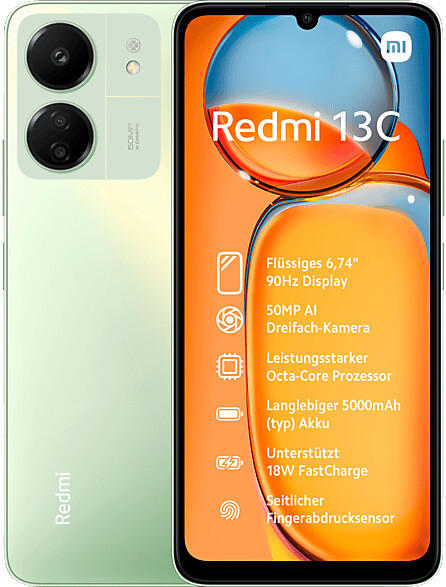 Xiaomi Redmi 13C 4GB 128GB Clover Green