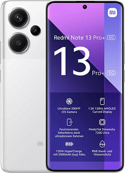 スマートフォン本体 Redmi Note 13 Pro+ 5G Moonlight White Xiaomi Redmi Note 13 Pro+ 5G 512GB Moonlight White : Amazon