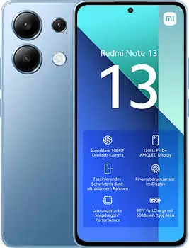 Xiaomi Redmi Note 13 4G 128GB Ice Blue