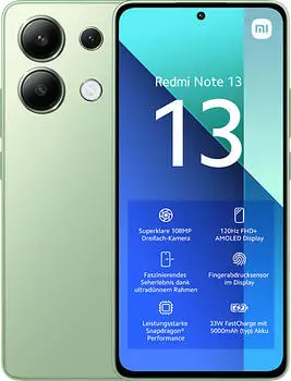 Xiaomi Redmi Note 13 4G 128GB Mint Green