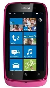 Nokia Lumia 610 fuchsia/rot