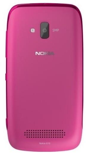 Design & Ausstattung Nokia Lumia 610 fuchsia/rot