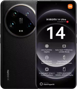 Xiaomi 14 Ultra Schwarz Xiaomi 14 Ultra Schwarz