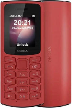 Nokia 105 4G Rot