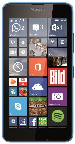 Microsoft Lumia 640 cyan