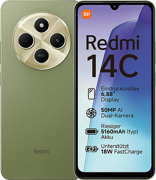 Xiaomi Redmi 14C 4GB RAM 128GB Sage Green