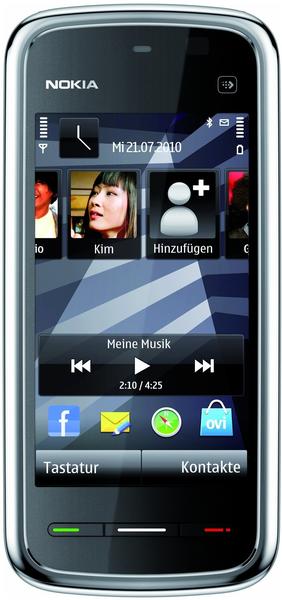 Nokia XpressMusic 5230 Schwarz-Chrom