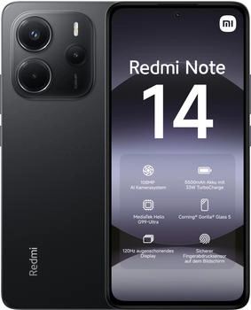 Xiaomi Redmi Note 14 4G 6GB 128GB Midnight Black