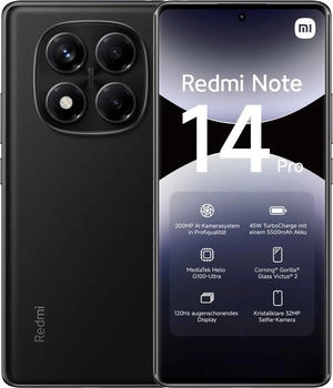 Xiaomi Redmi Note 14 Pro 4G Midnight Black
