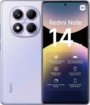 Xiaomi Redmi Note 14 Pro 4G Aurora Purple