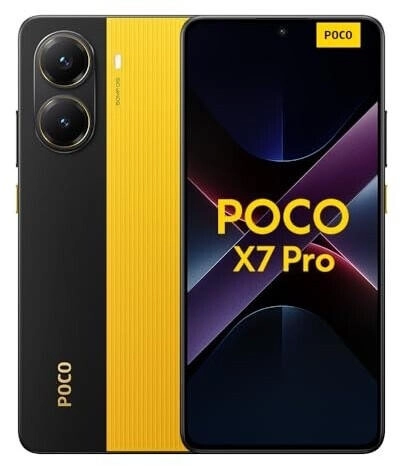 POCO X7 Pro 8GB+256GB 黄色 XIAOMI Poco X7 Pro Smartphone, 8+256GB, Gelb, 50MP Hauptkamera mit
