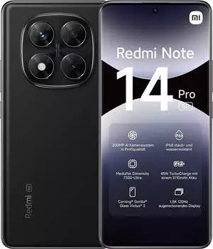 Xiaomi Redmi Note 14 Pro 5G 12GB 256GB Titan Black