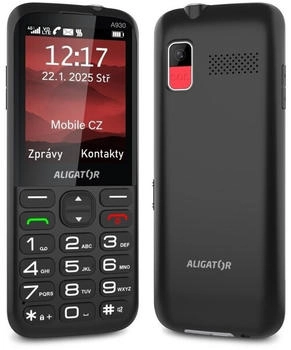 Aligator A930 GPS 4G Senior schwarz