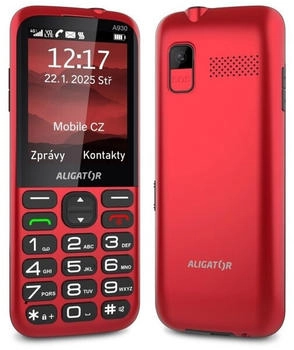 Aligator A930 GPS 4G Senior rot