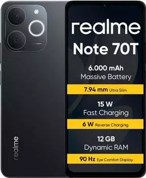 スマートフォン本体 realme Note 70T 4GB/128GB realme Note 70T【スペック】価格や発売日 | スマホBANK