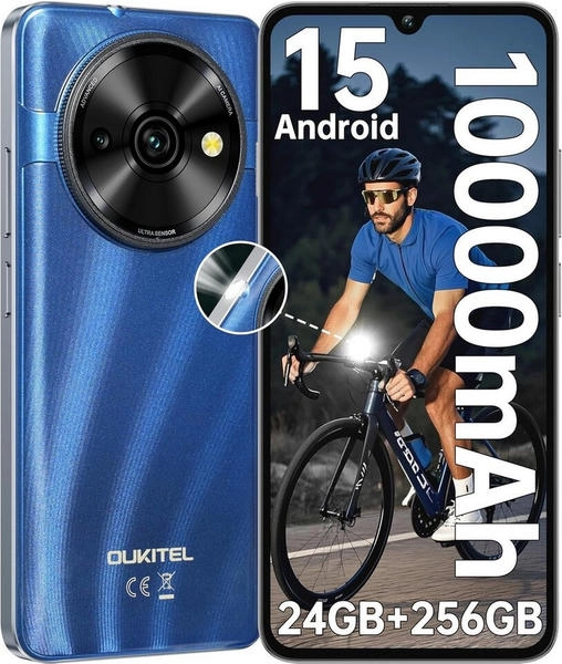 OUKITEL C59 Pro Handy Ohne Vertrag Android 15-24GB+256GB