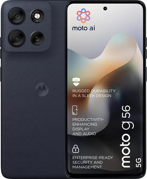 Motorola Moto G56 PANTONE Black Oyster Business Edition 5G Handy