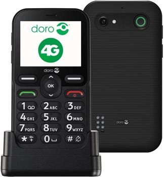 Doro Leva E30 Klapphandy Für Senioren - 4G Mit Notfall-Taste & Ladestation - Schwarz/Weiß
