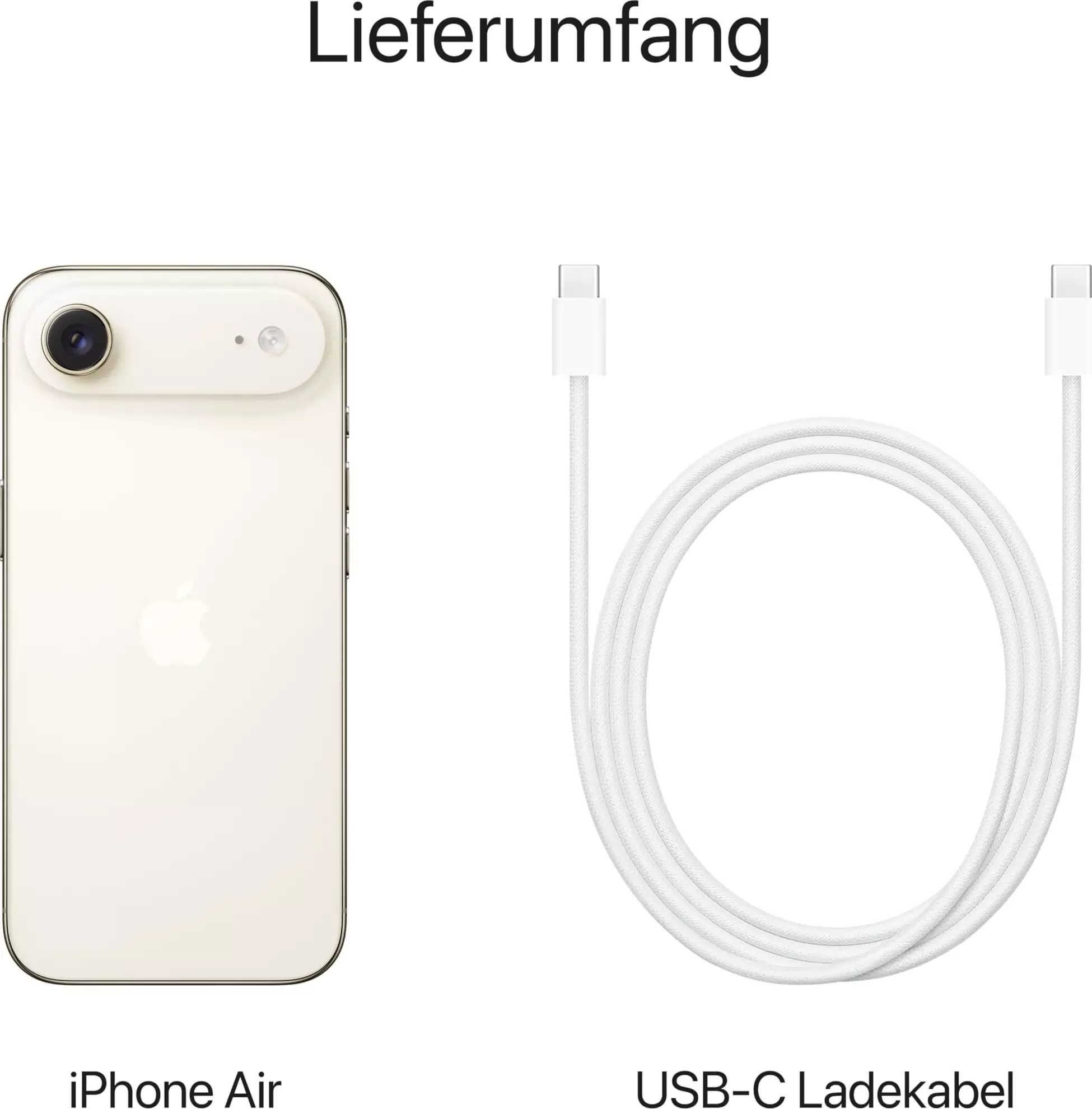 Apple iPhone Air 512GB Lichtgold