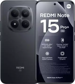 Xiaomi Redmi Note 15 Pro+ 12GB 512GB Black