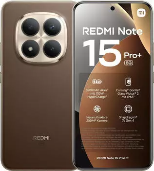 Xiaomi Redmi Note 15 Pro+ 8GB 256GB Mocha Brown