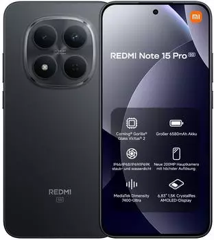 Xiaomi Redmi Note 15 Pro 5G 12GB 512GB Black
