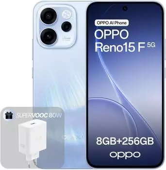 OPPO Reno15 F 5G 8GB 256GB Aurora Blue