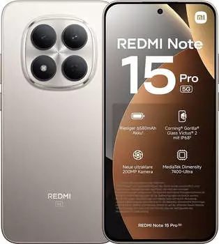 Xiaomi Redmi Note 15 Pro 5G 8GB 512GB Titanium