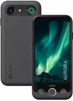 Doro Aurora A10 Graphite + Case + Protection glass
