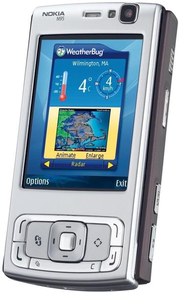 Nokia N95 silberlila
