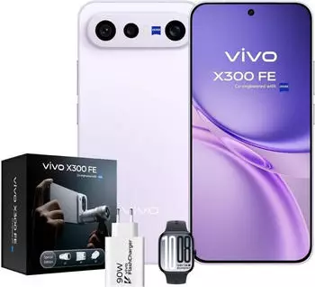 Vivo X300 FE Mist Purple Special Edition Zeiss Telephoto Extender + Vivo Watch GT2
