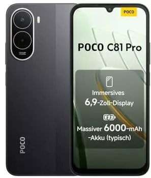 Xiaomi Poco C81 256GB Elite Black