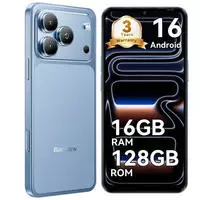 Blackview Wave 7C Android 16 Smartphone, 16 GB RAM (4 GB RAM + 12 GB) + 64 GB