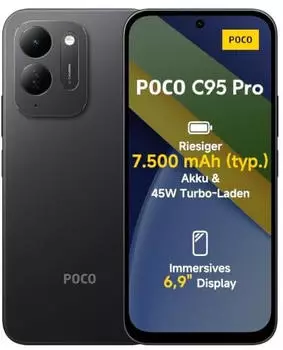 Xiaomi Poco C95 Pro 6GB 128GB Black