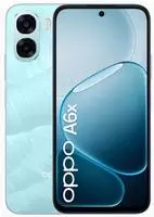 OPPO A6x Smartphone 4 GB + 128 GB - Eisblau