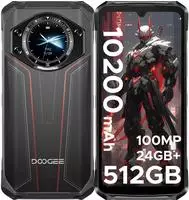 DOOGEE S200 Ultra Rugged Smartphone Handy, 5G, IP68/IP69K, 6,72" 120Hz, 1,32" AMOLED,