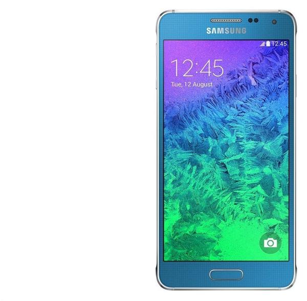 Samsung Galaxy Alpha scuba blue