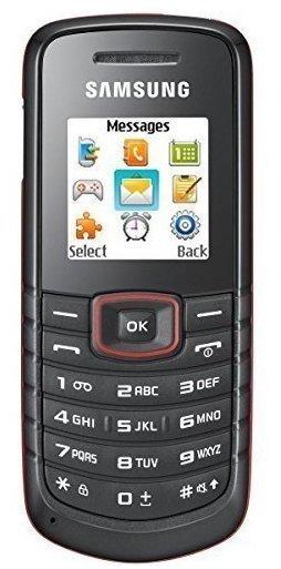 Samsung E1200i schwarzrot