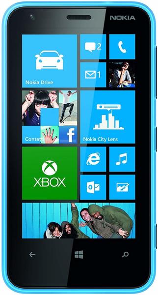 Nokia Lumia 620 cyan