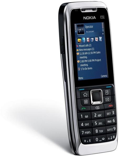Nokia E51 silber (mit Kamera)