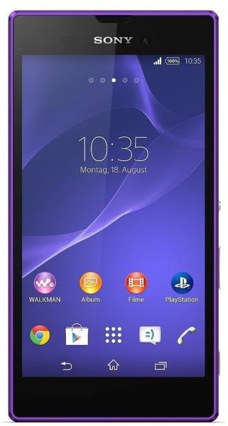 Sony Xperia style violett