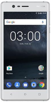 Nokia 3 Single SIM silber-weiß