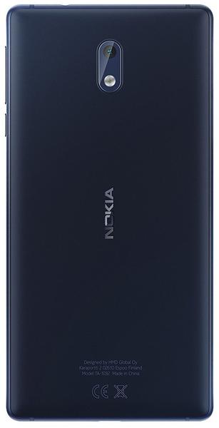 LTE Smartphone Display & Software Nokia 3 DUAL SIM blau