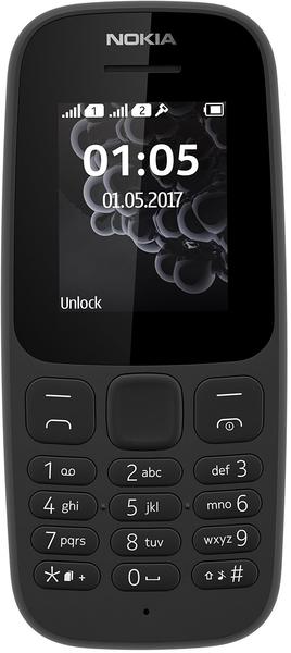Nokia 105 (2017) Dual Sim schwarz