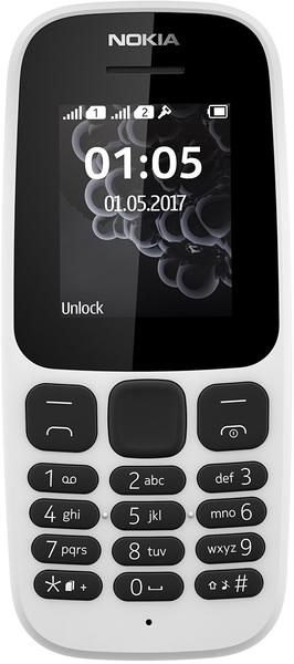 Nokia 105 (2017) Dual Sim weiß