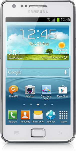 Samsung Galaxy S II Plus weiß