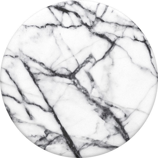PopSockets Swappable Grip Dove White Marble